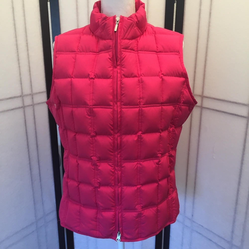 Pendleton Original Pink Down Puffer Vest Large - image 4